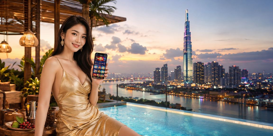 Người chơi tại TP. Hồ Chí Minh thưởng thức cà phê và trải nghiệm casino trên ứng dụng điện thoại